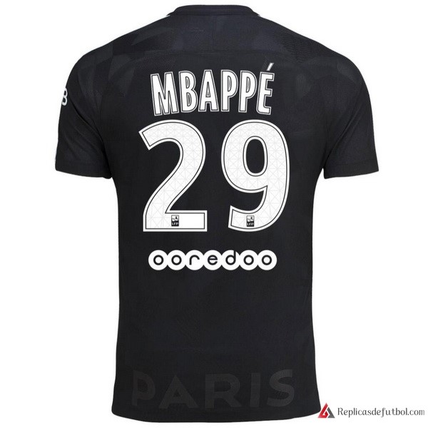 Camiseta Paris Saint Germain Tercera equipación Mbappe 2017-2018